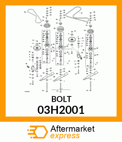 BOLT, ROUND HEAD SHORT SQUARE NECK 03H2001