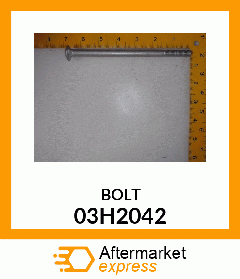 BOLT, ROUND HEAD SQUARE NECK 03H2042