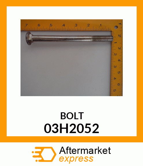 BOLT, ROUND HEAD SQUARE NECK 03H2052