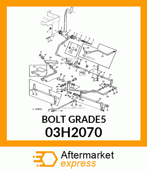 BOLT, ROUND HEAD SQUARE NECK 03H2070