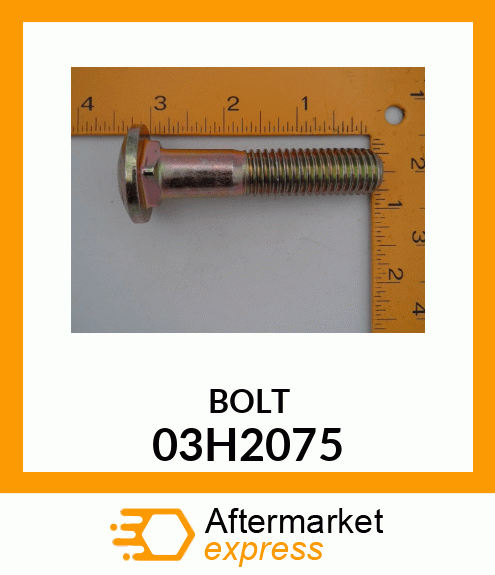 BOLT, ROUND HEAD SHORT SQUARE NECK 03H2075