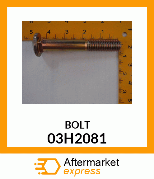 BOLT, ROUND HEAD SHORT SQUARE NECK 03H2081