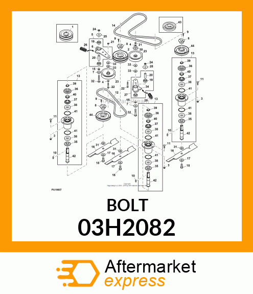 BOLT, ROUND HEAD SHORT SQUARE NECK 03H2082