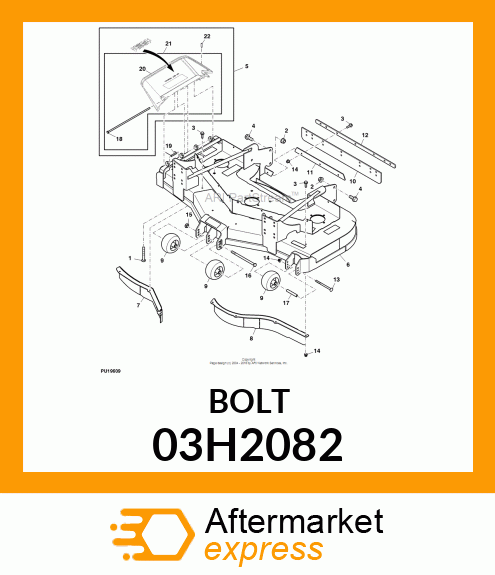 BOLT, ROUND HEAD SHORT SQUARE NECK 03H2082