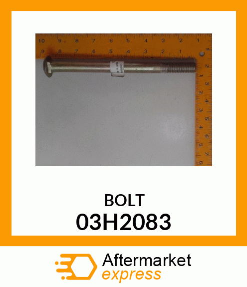 BOLT, ROUND HEAD SHORT SQUARE NECK 03H2083