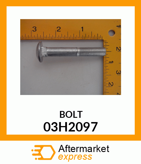 BOLT, ROUND HEAD SQUARE NECK 03H2097