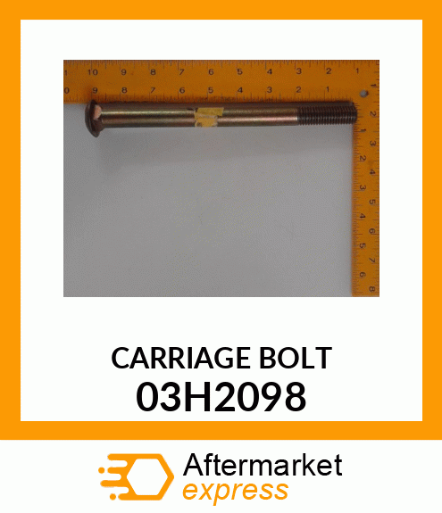 BOLT, ROUND HEAD SQUARE NECK 03H2098