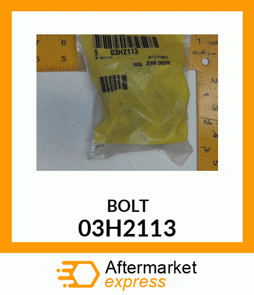 BOLT, ROUND HEAD SHORT SQUARE NECK 03H2113