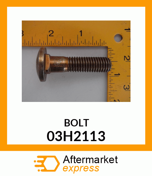 BOLT, ROUND HEAD SHORT SQUARE NECK 03H2113