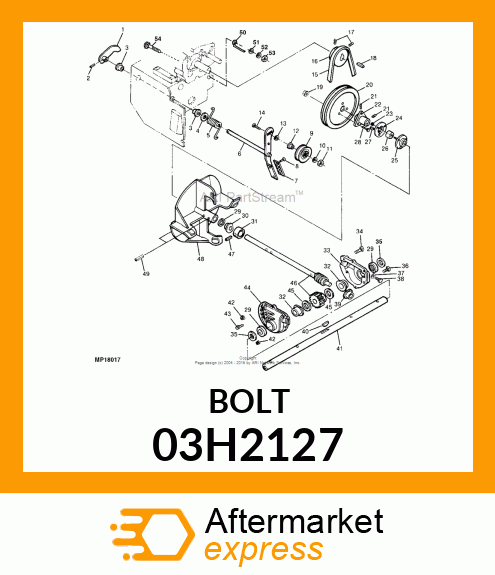 BOLT, ROUND HEAD SHORT SQUARE NECK 03H2127