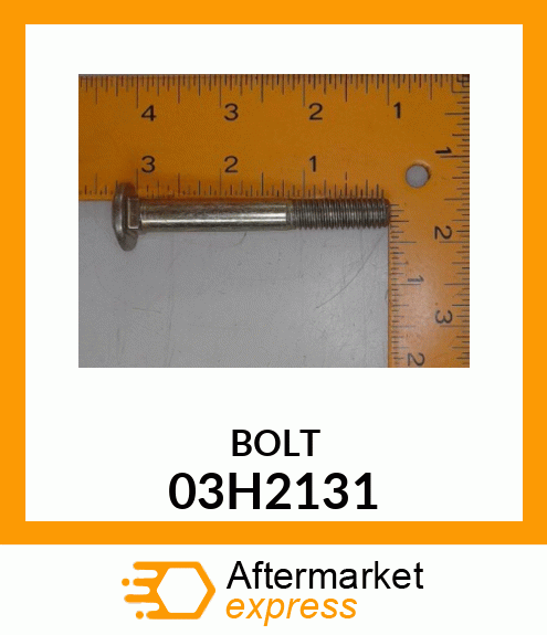 BOLT, ROUND HEAD SHORT SQUARE NECK 03H2131