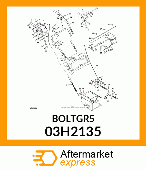 BOLT, ROUND HEAD SHORT SQUARE NECK 03H2135