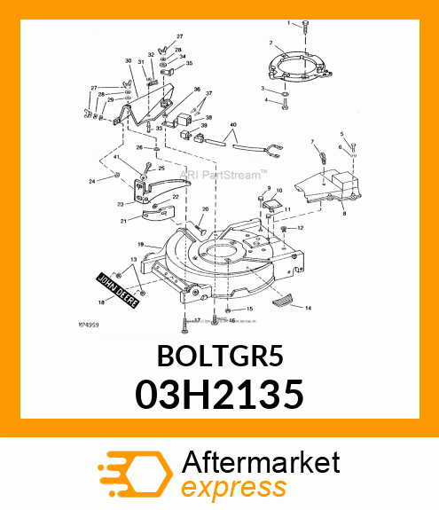 BOLT, ROUND HEAD SHORT SQUARE NECK 03H2135