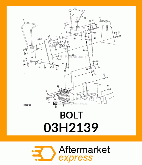 BOLT, ROUND HEAD SQUARE NECK 03H2139