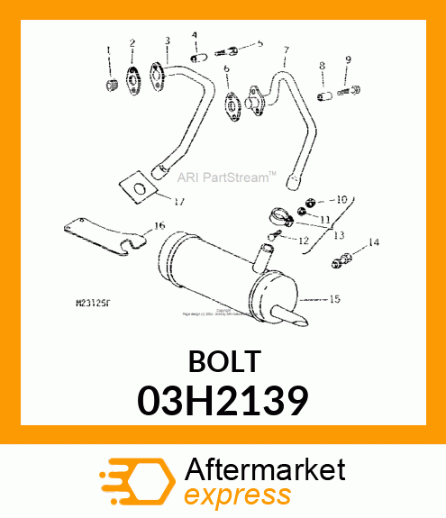 BOLT, ROUND HEAD SQUARE NECK 03H2139