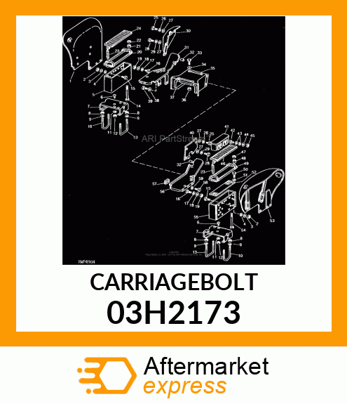 BOLT, ROUND HEAD SQUARE NECK 03H2173