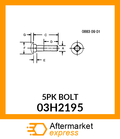 Bolt 03H2195