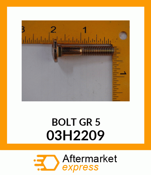 BOLT, ROUND HEAD SHORT SQUARE NECK 03H2209