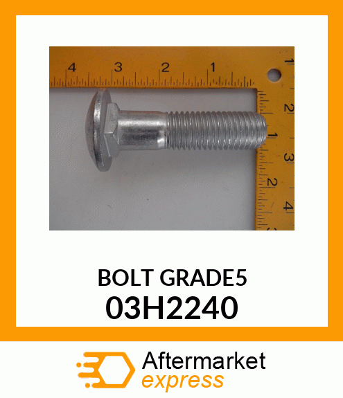 BOLT, ROUND HEAD SHORT SQUARE NECK 03H2240