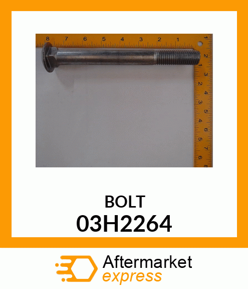 BOLT, ROUND HEAD SQUARE NECK 03H2264