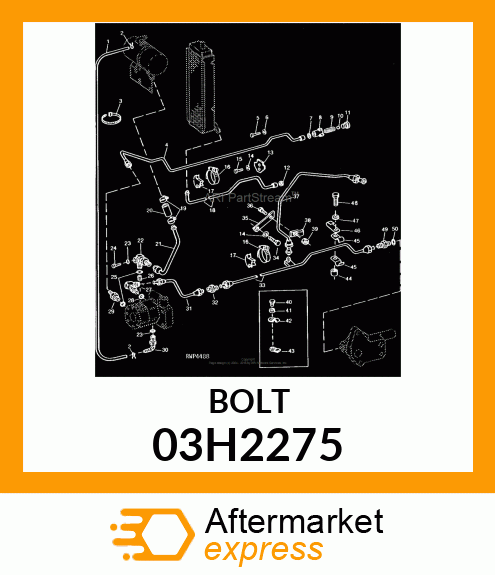 BOLT, ROUND HEAD SHORT SQUARE NECK 03H2275