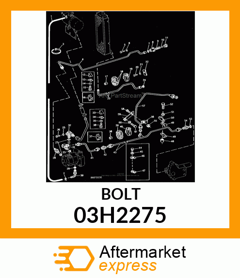 BOLT, ROUND HEAD SHORT SQUARE NECK 03H2275