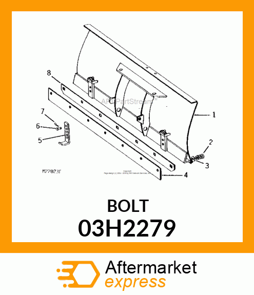 BOLT, ROUND HEAD SQUARE NECK 03H2279