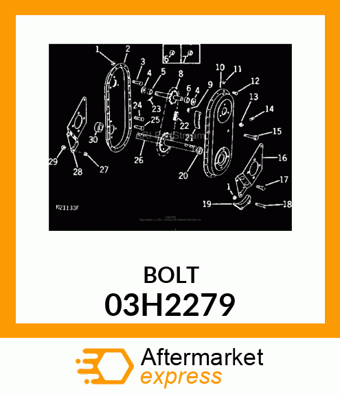 BOLT, ROUND HEAD SQUARE NECK 03H2279