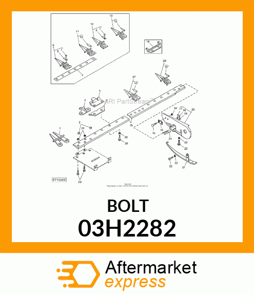 BOLT, ROUND HEAD SQUARE NECK 03H2282