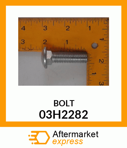 BOLT, ROUND HEAD SQUARE NECK 03H2282