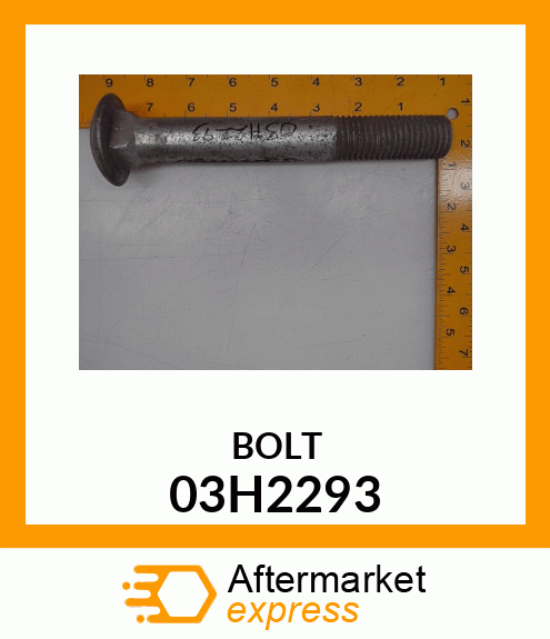 BOLT, ROUND HEAD SQUARE NECK 03H2293