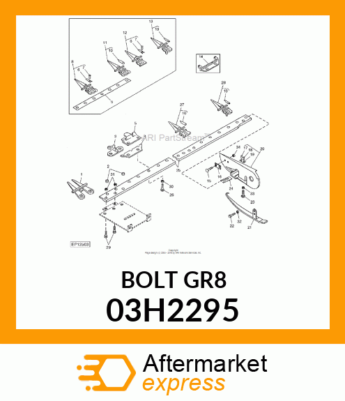 BOLT, ROUND HEAD SQUARE NECK 03H2295