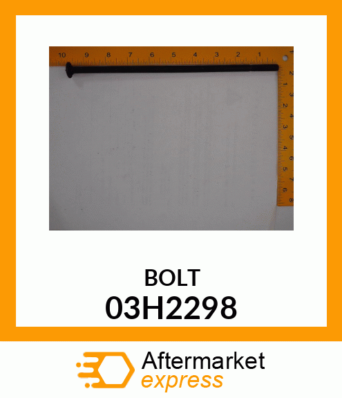 BOLT, ROUND HEAD SHORT SQUARE NECK 03H2298