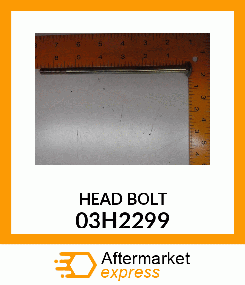 BOLT, ROUND HEAD SHORT SQUARE NECK 03H2299