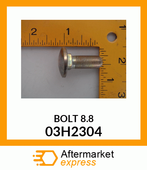 BOLT, ROUND HEAD SHORT SQUARE NECK 03H2304