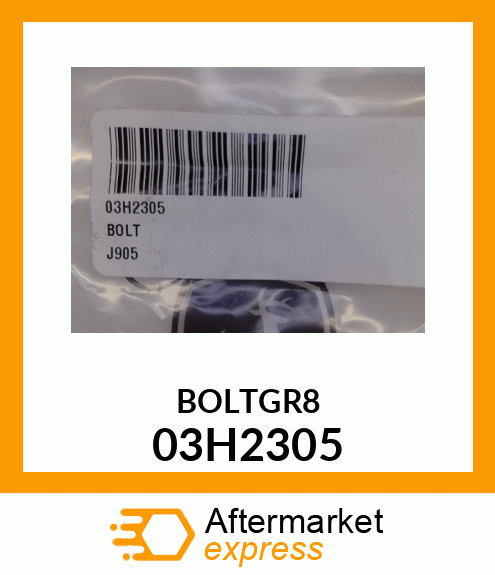 BOLT, ROUND HEAD SHORT SQUARE NECK 03H2305