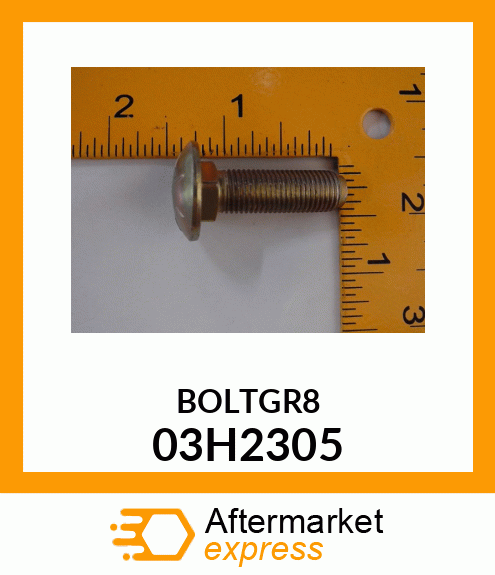 BOLT, ROUND HEAD SHORT SQUARE NECK 03H2305