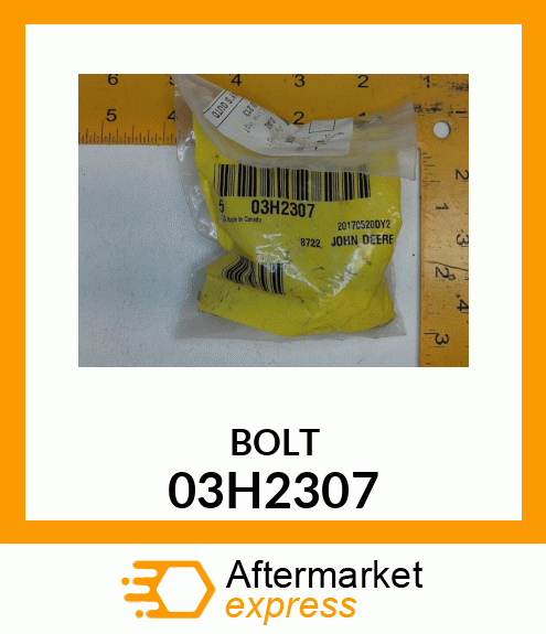 BOLT, ROUND HEAD SHORT SQUARE NECK 03H2307