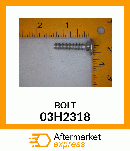 BOLT, ROUND HEAD SQUARE NECK 03H2318