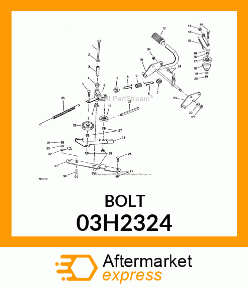 BOLT, ROUND HEAD SQUARE NECK 03H2324