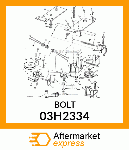 BOLT, ROUND HEAD SQUARE NECK 03H2334