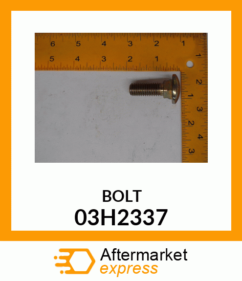 BOLT, ROUND HEAD SQUARE NECK 03H2337