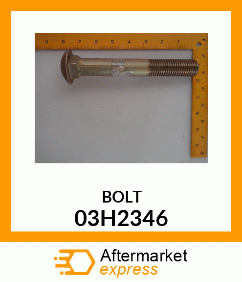 BOLT, ROUND HEAD SQUARE NECK 03H2346