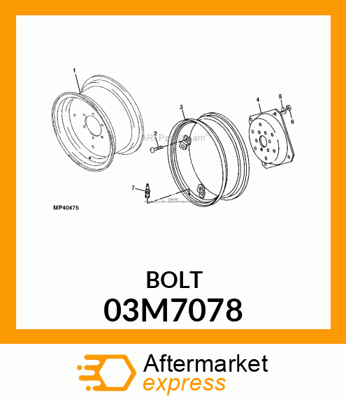 Bolt 03M7078