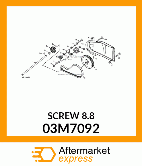 BOLT, RD HD SQ LONG NECK, METRIC 03M7092