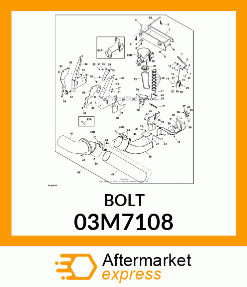 BOLT, RD HD SQ LONG NECK, METRIC 03M7108