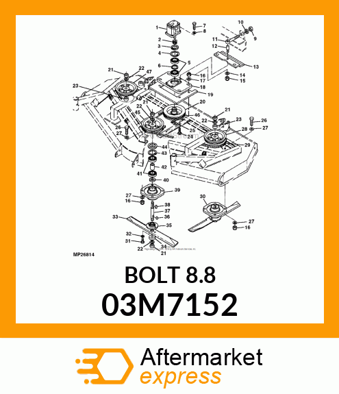 BOLT, RD HD SQ LONG NECK, METRIC 03M7152