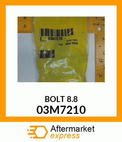 BOLT, RD HD SQ SHORT NECK, METRIC 03M7210