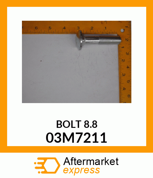 BOLT, RD HD SQ SHORT NECK, METRIC 03M7211