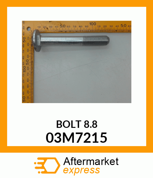 BOLT, RD HD SQ SHORT NECK, METRIC 03M7215